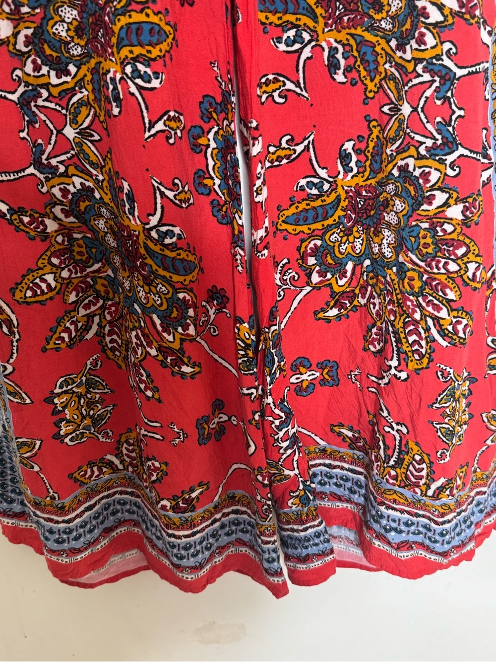 Anthropologie Flying Tomato Paisley Print Palazzo Wide - Picture 4 of 5